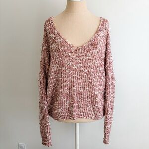 Rue21 Textured Pink Slouchy Sweater